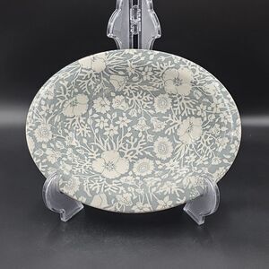 Vintage Wallace China Restaurant Ware Oval Bowl Festival Gray 11-P